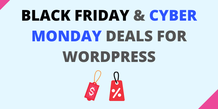 2021 Black Friday and Cyber Monday deals for WordPress