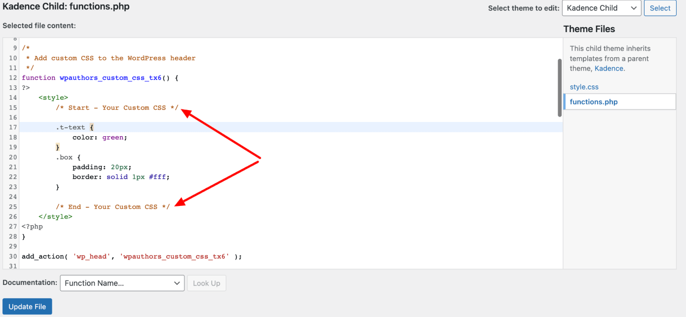 How to Add Custom CSS to WordPress (Edit and Customize) - WP Authors | Blog